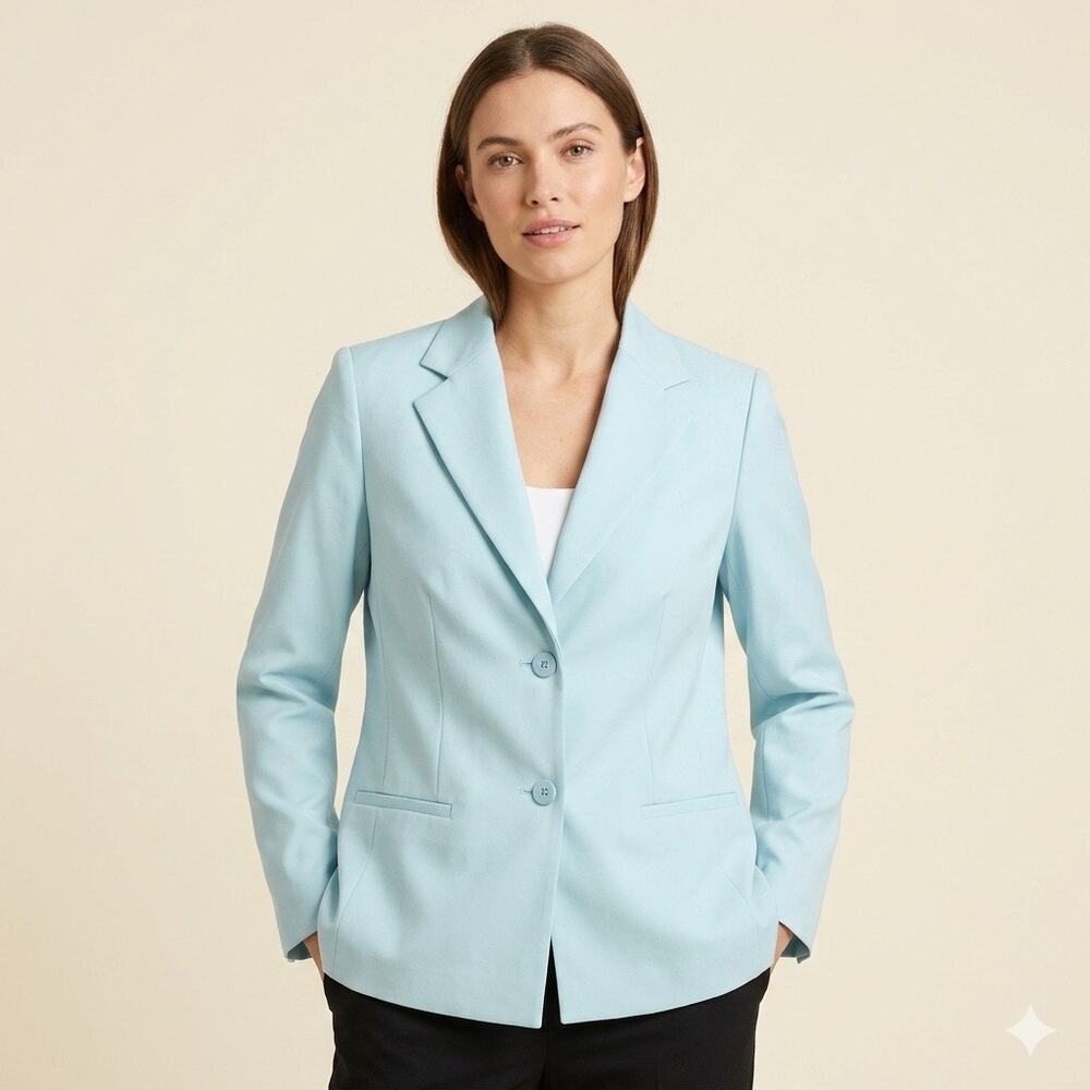 091-Liz Baker Mint Blazer size 14T / PTP 22”